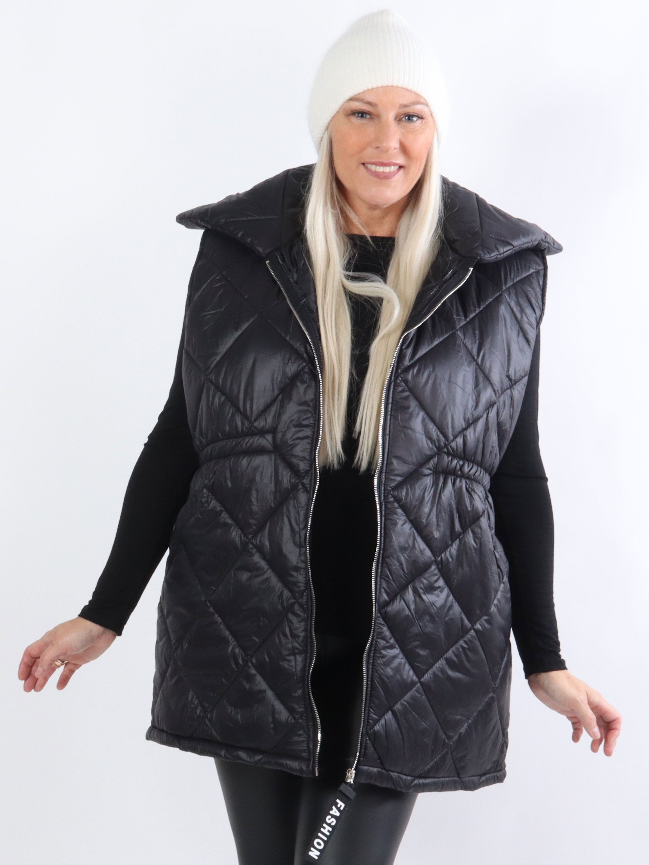 Vila - Taljeret vest med krave